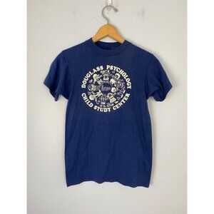 Vintage Douglass Psychology Child Study Center T-shirt, Rutgers, Youth Small